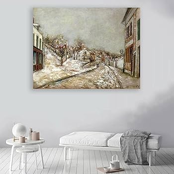 Amazon.co.jp: モーリス・ユトリロの有名な美術品の複製